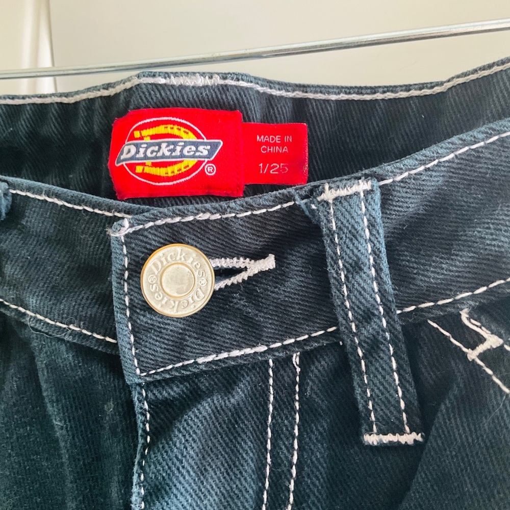 Dickies Straight Leg Pants with White Contrast Stitching